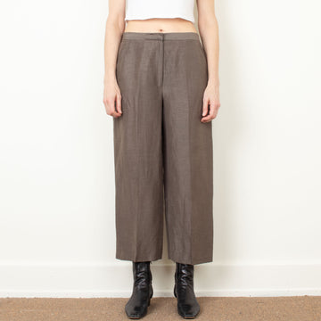 Eileen Fisher Linen/Silk Crop Trouser