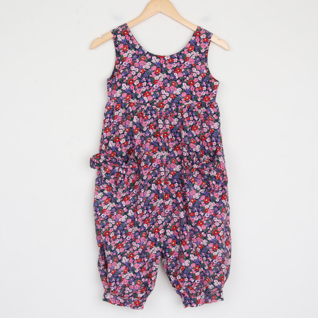 80s Floral Jumpsuit Size 10