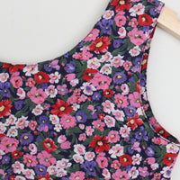 80s Floral Jumpsuit Size 10