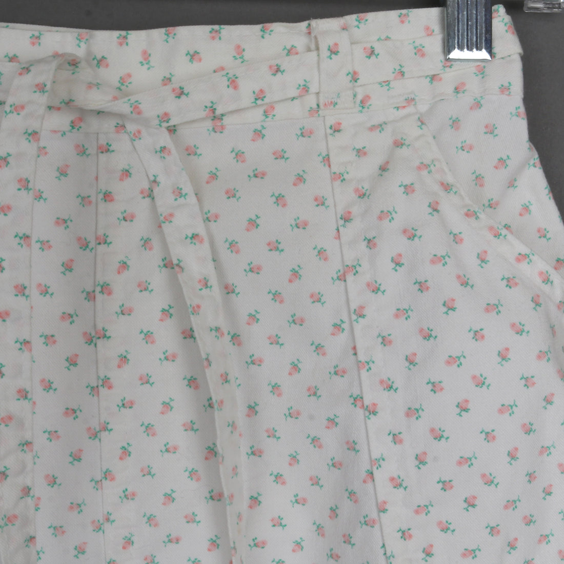 70s Osh Kosh Floral Wrap Skirt M