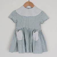 1940s Gingham Dress Size 3