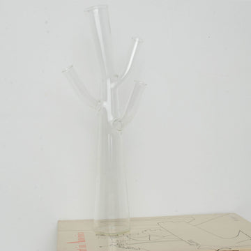Glass Tree Sculpture Vase