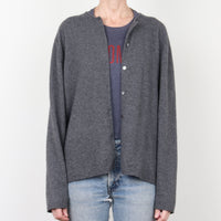 Charcoal Cashmere Cardigan