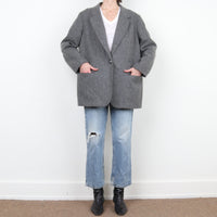 Gray Wool Blazer