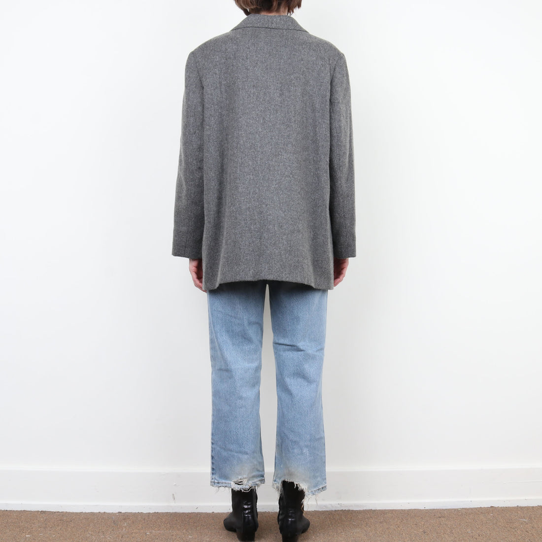 Gray Wool Blazer