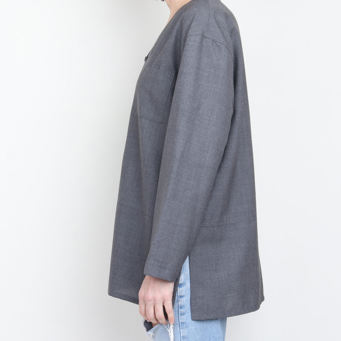 Lightweight 100% Wool Tunic L