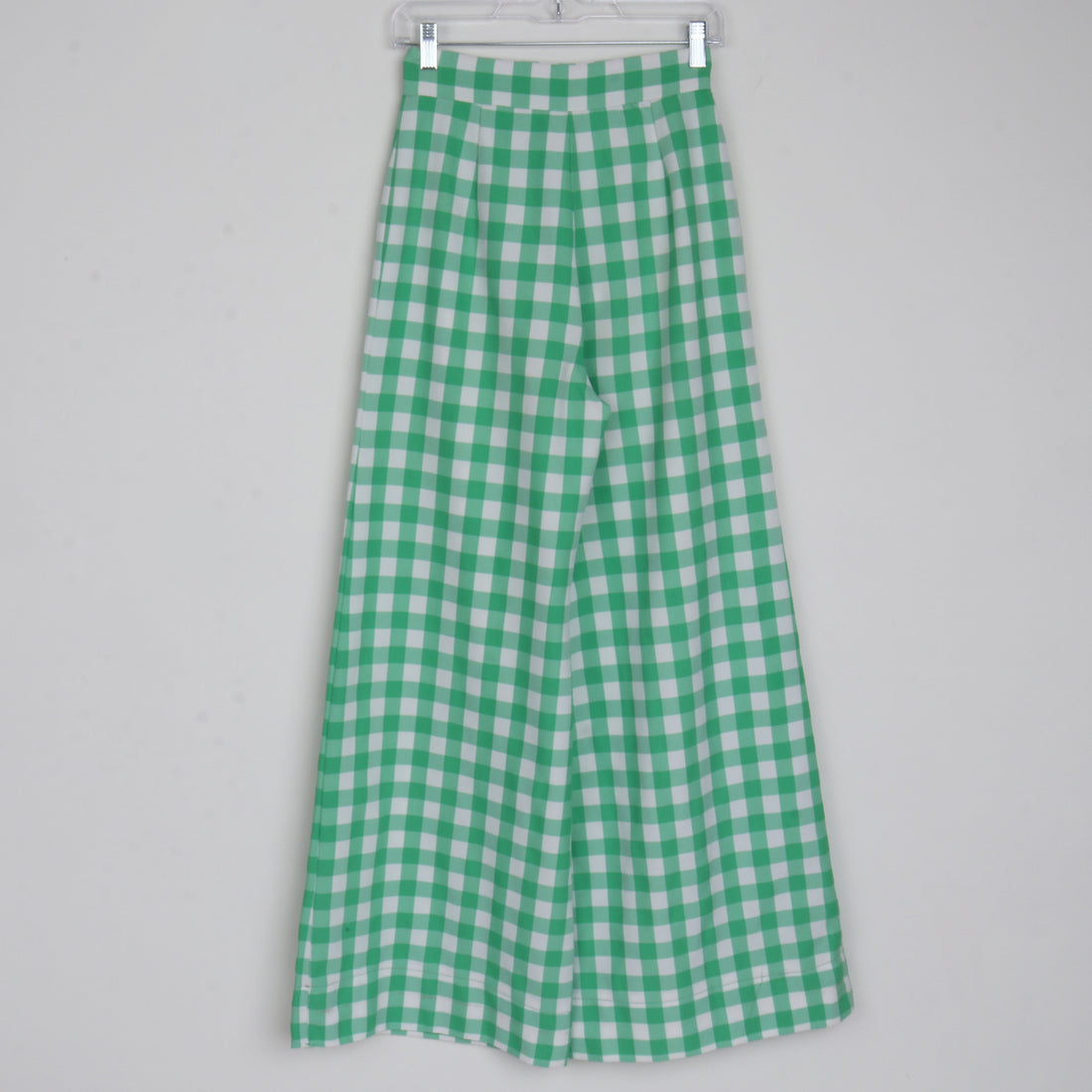 70s Gingham Wide Leg Pants