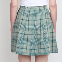 70s Plaid Wool Skirt