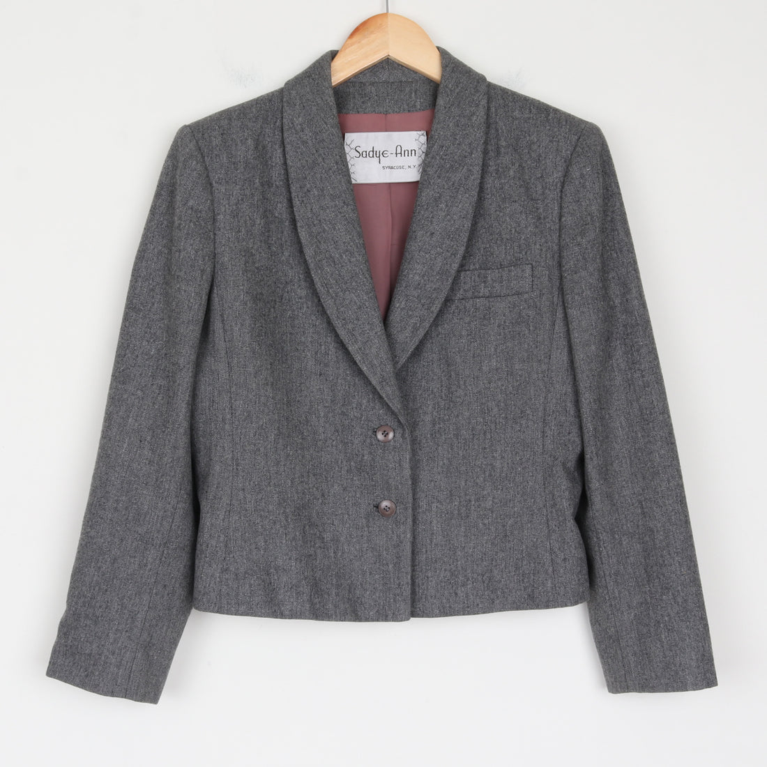 1960s Grey Wool Jacket