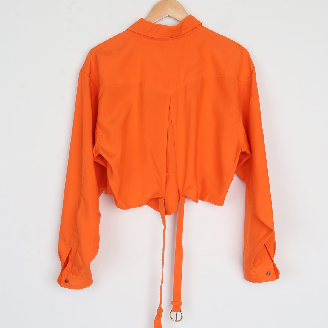 Vintage 80s/90s Isaac Mizrahi Silk Crop Blouse