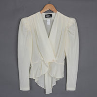 Puff Sleeve Peplum Top