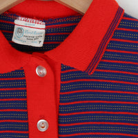 70s Knit Polo Dress Size 7