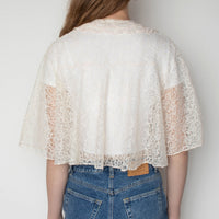 Antique Lace Sheer Crop Top