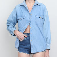 80s Light Denim Shirt