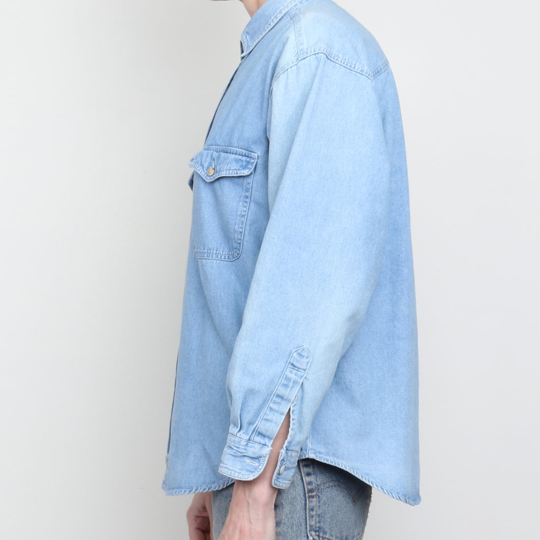80s Light Denim Shirt