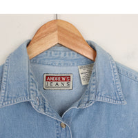 80s Light Denim Shirt