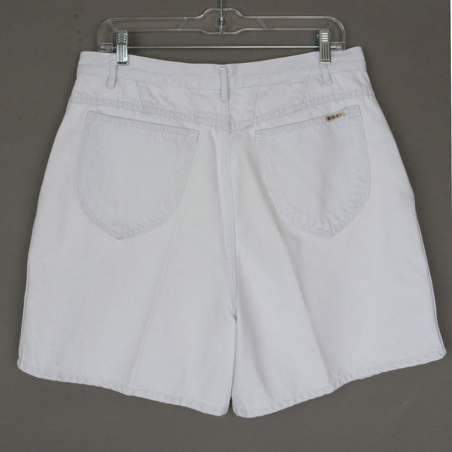 80s Light Denim Shorts L