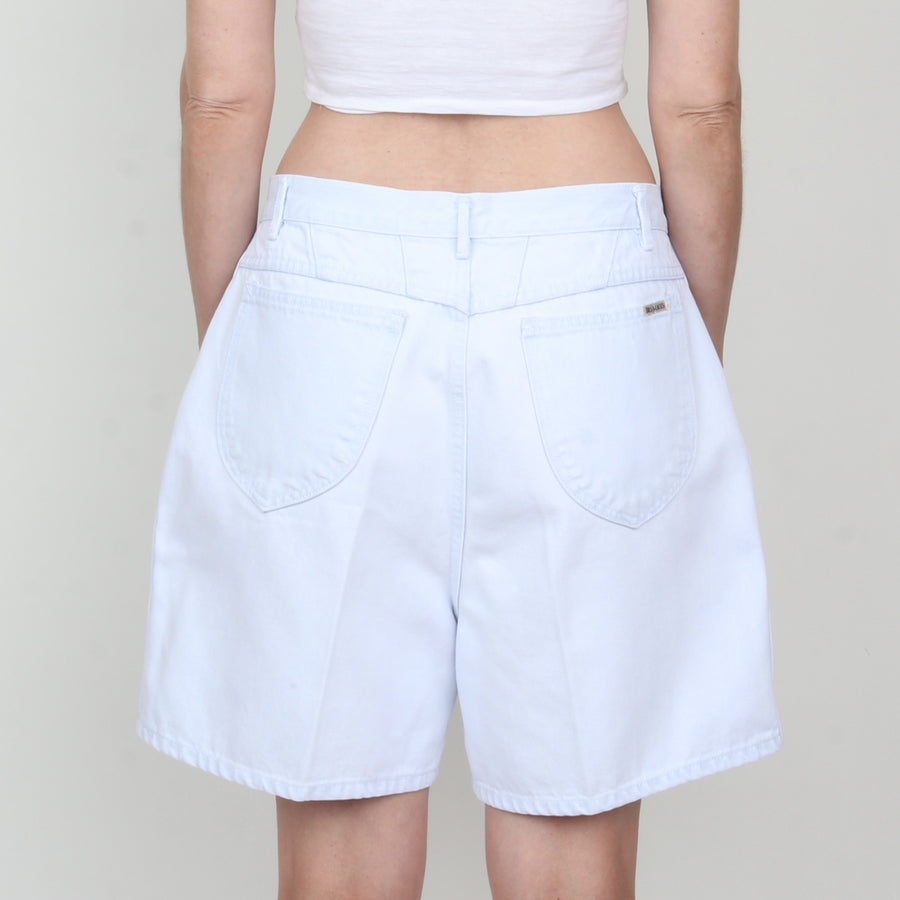 80s Light Denim Shorts L