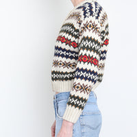 Ramie/Cotton Crop Cardigan