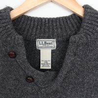 L.L.Bean Lambswool Henley Sweater
