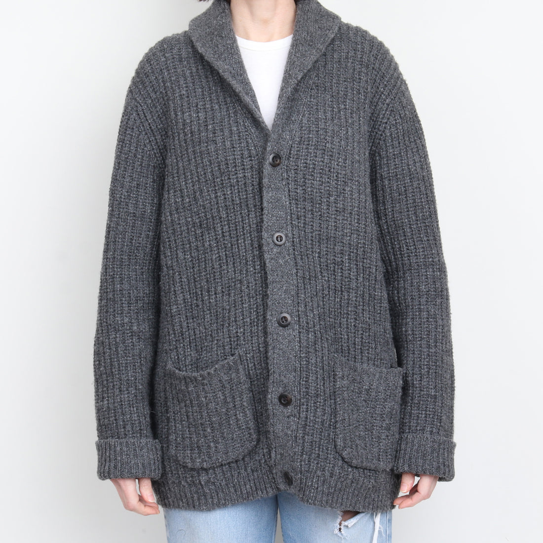 L.L.Bean Lambswool Cardigan XL
