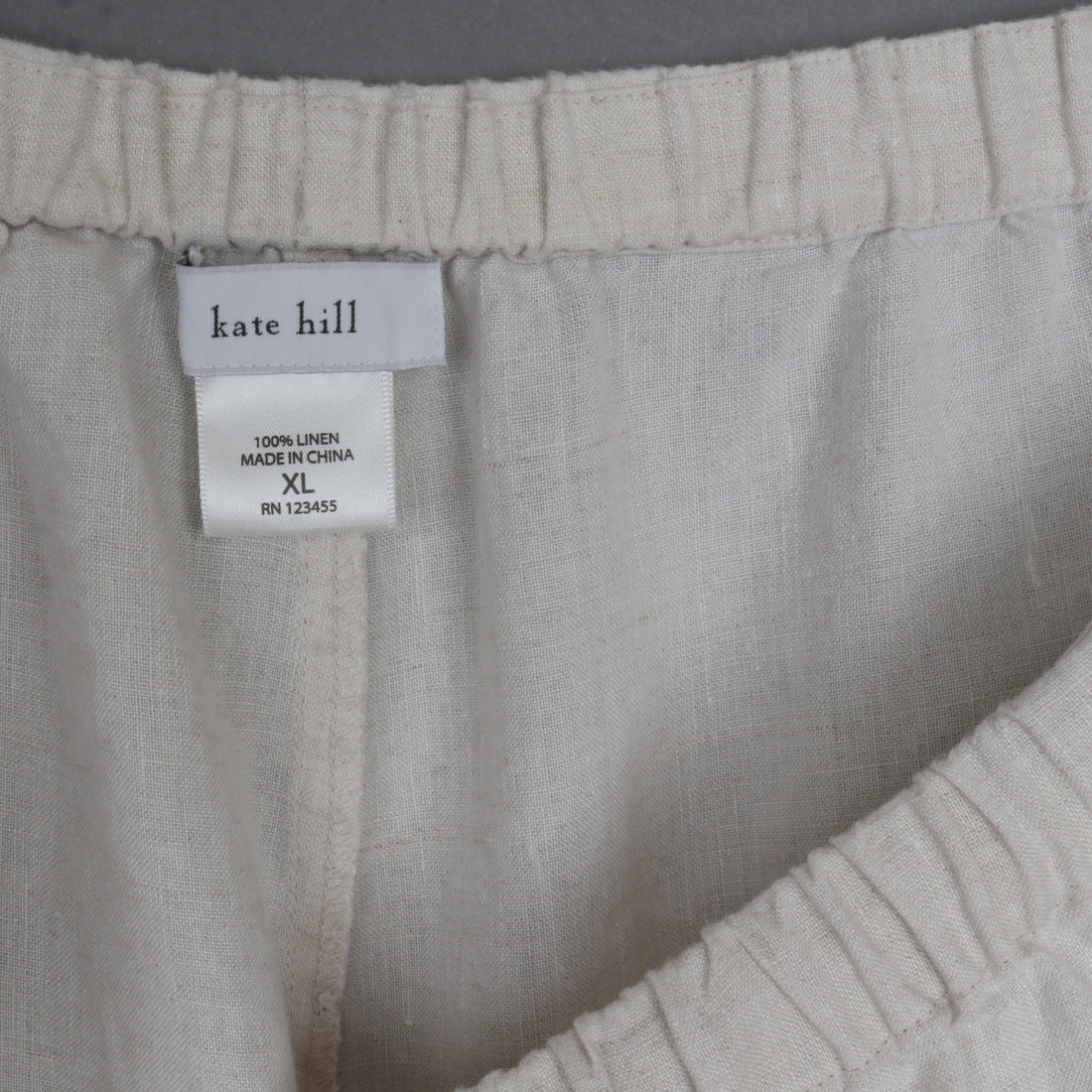 Natural Linen Pant XL