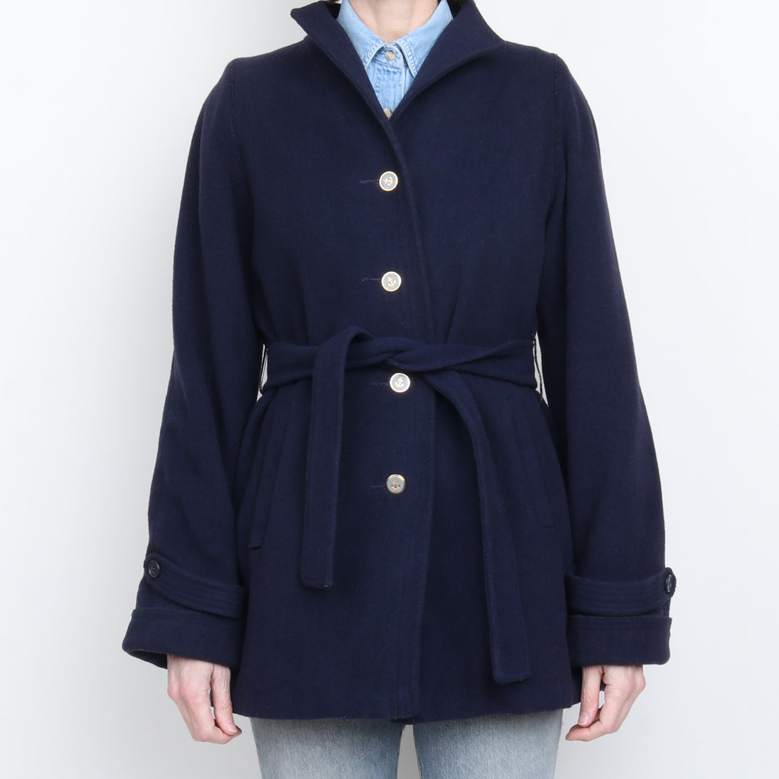 70s Navy Wool Jacket