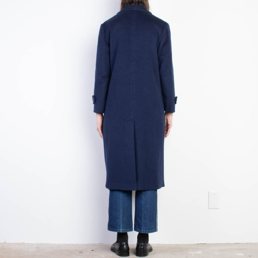 Navy Wool Coat