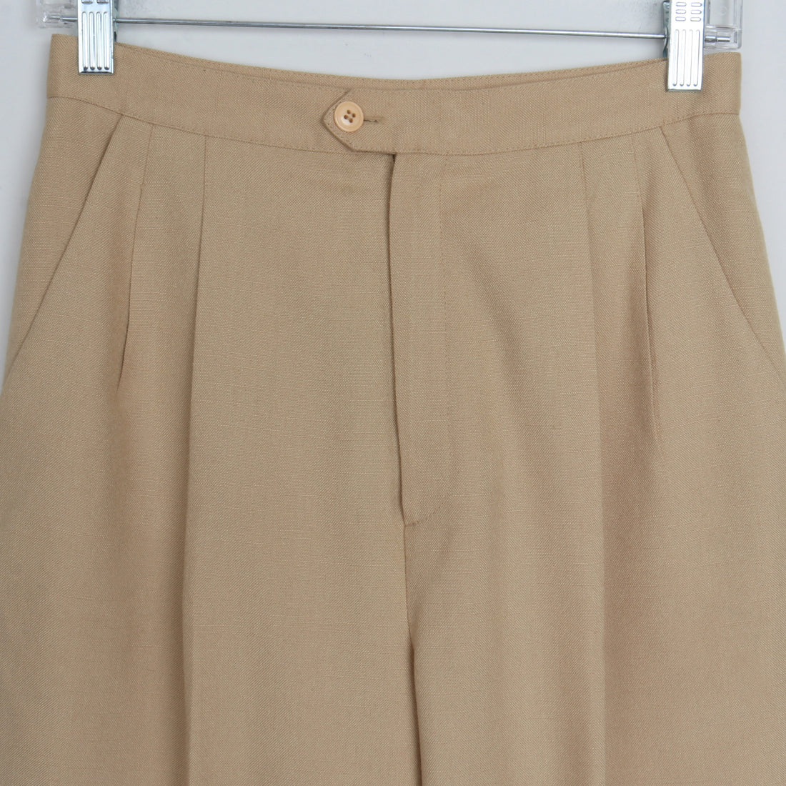 Neutral Pleated Trouser