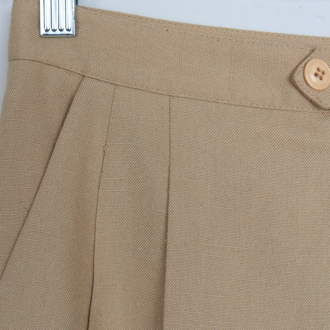 Neutral Pleated Trouser