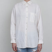 White Linen Shirt S/M