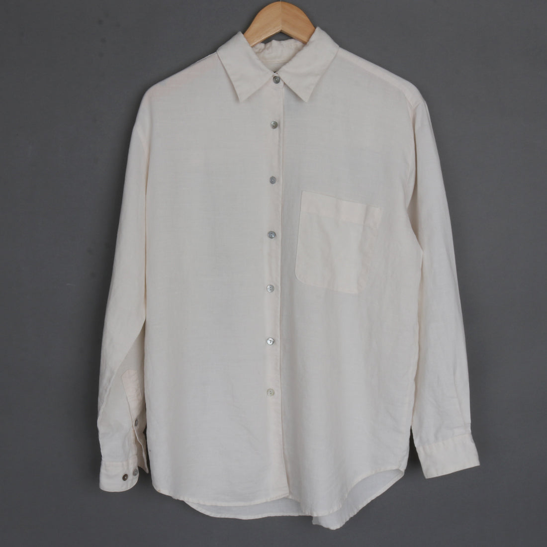 White Linen Shirt S/M