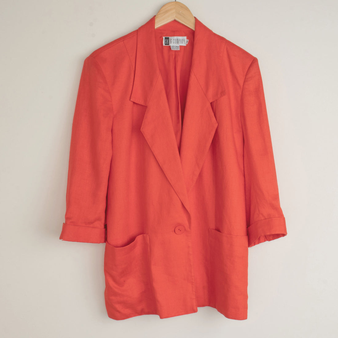 Persimmon Linen Jacket