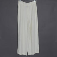 Pale Yellow Wide Leg Pants S