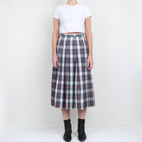 Pendleton Plaid Pleated Skirt
