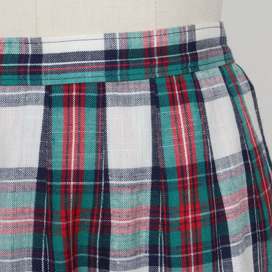 Pendleton Plaid Pleated Skirt