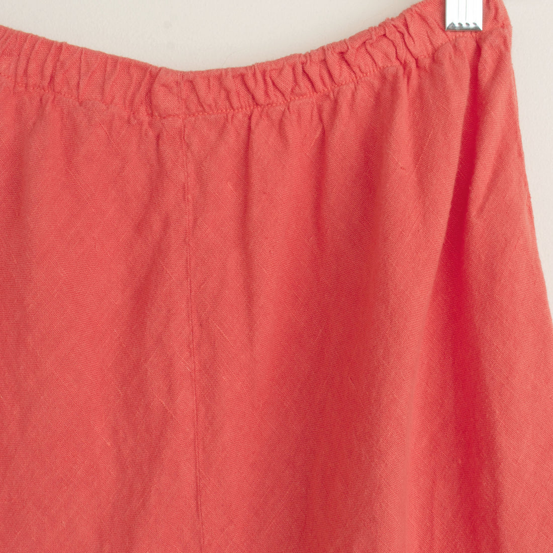 Guava Linen Midi Skirt