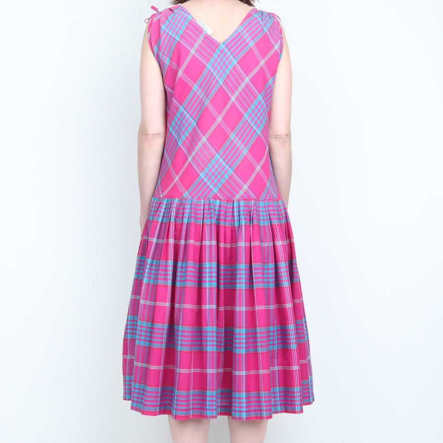 Pink Plaid Dress