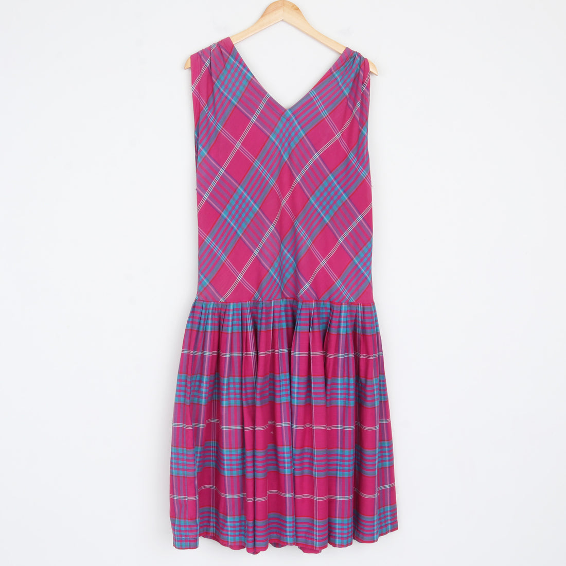 Pink Plaid Dress