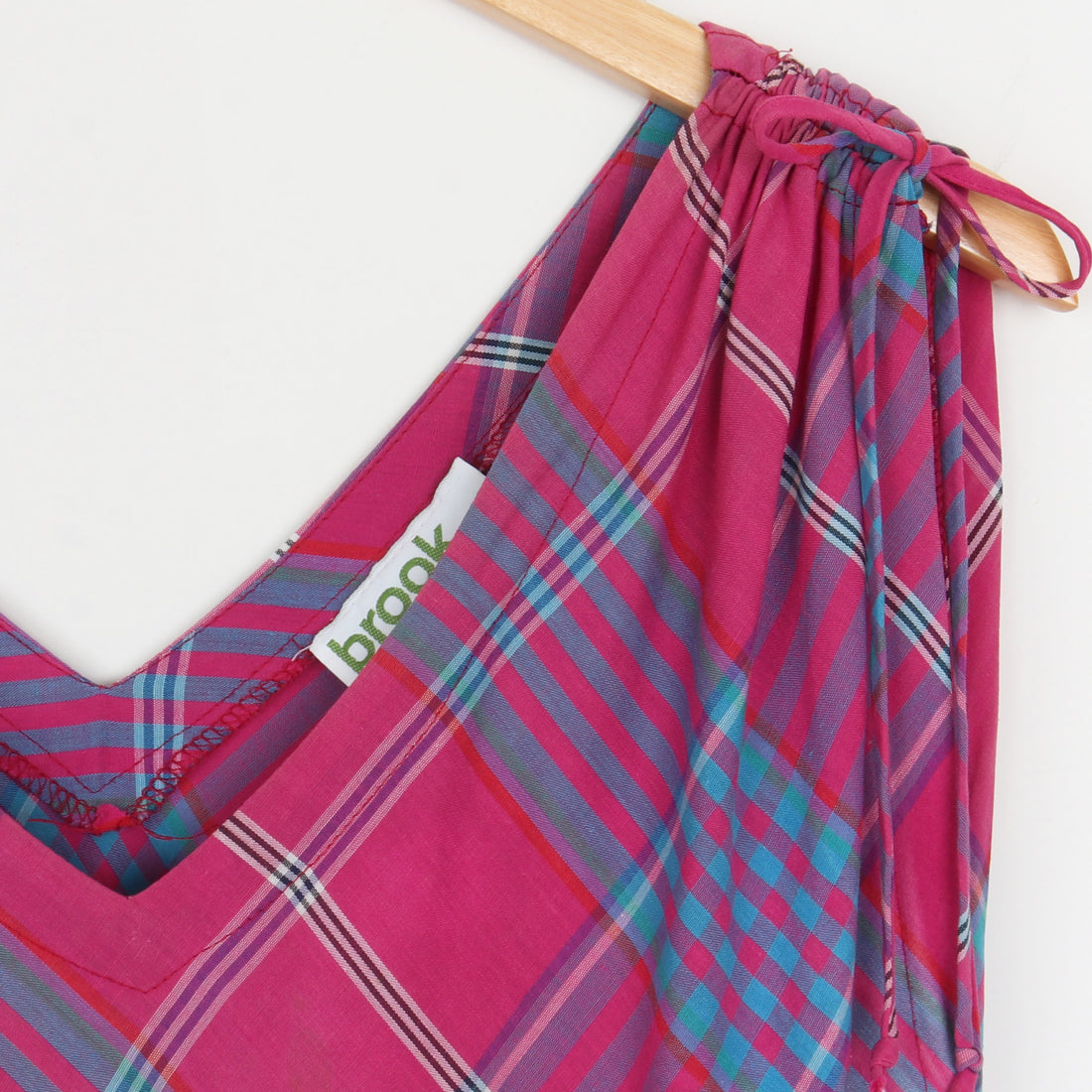 Pink Plaid Dress