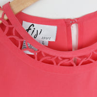 Guava Silk Blouse