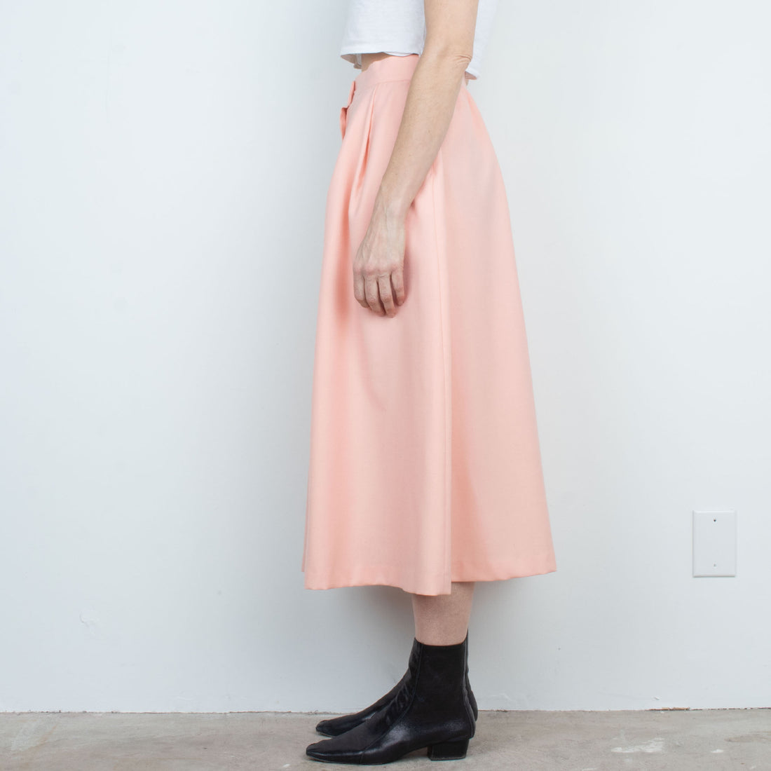 Pink Wool Skirt