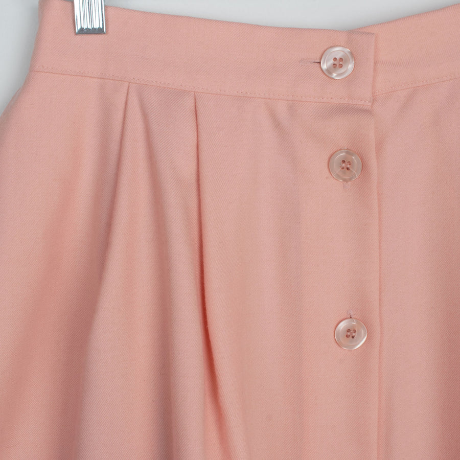 Pink Wool Skirt