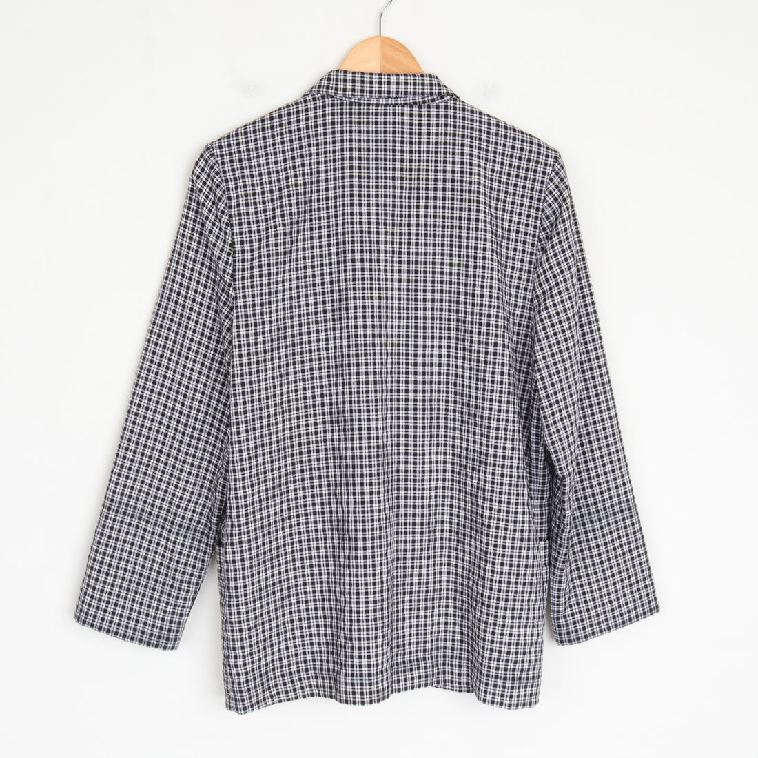 Lightweight Plaid Blazer