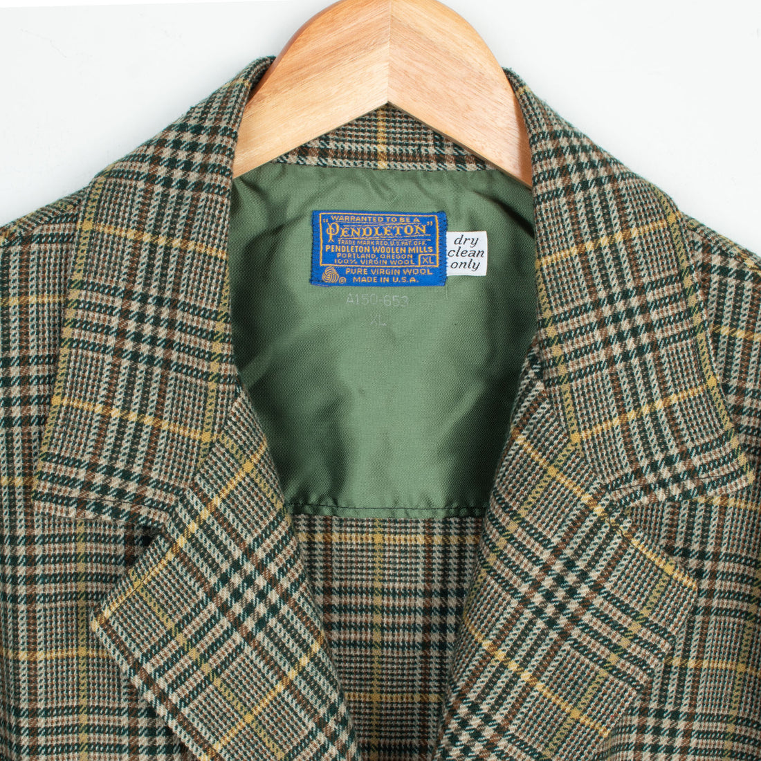 70s Pendleton Plaid Jacket