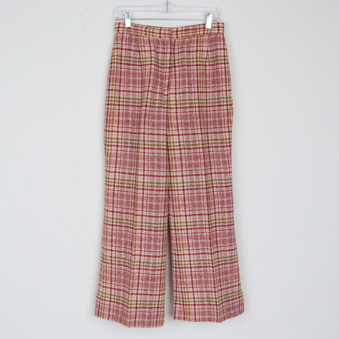 1970s 100% Wool Plaid Trouser