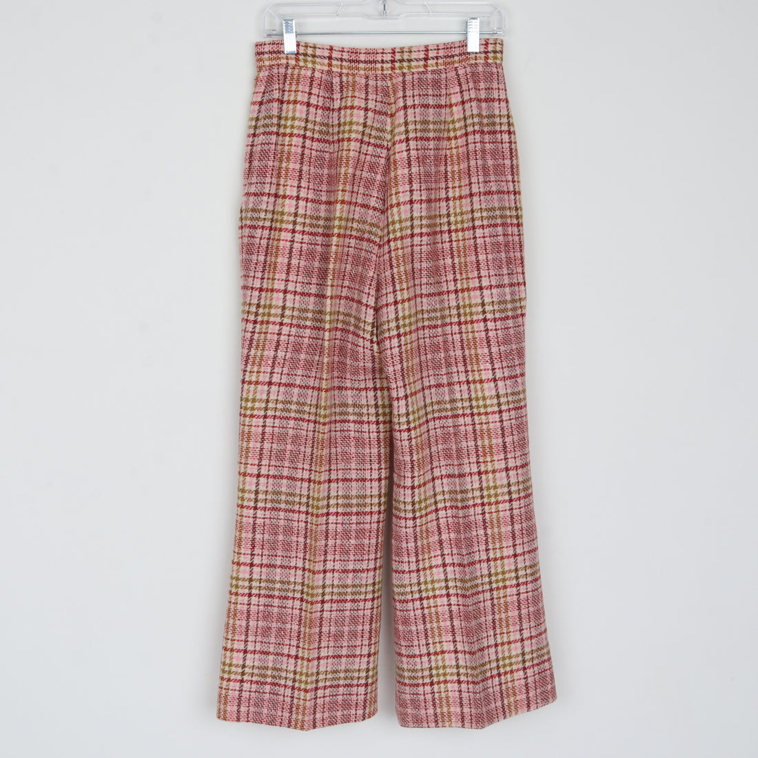 1970s 100% Wool Plaid Trouser
