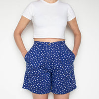 Polka Dot Cotton Shorts