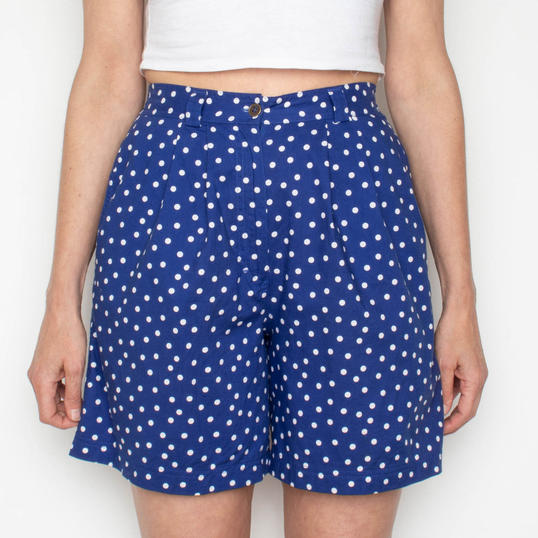 Polka Dot Cotton Shorts