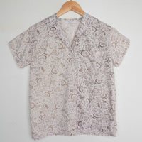 1940s Printed Cotton Shirt